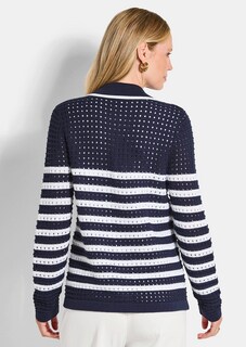 Strickjacke mit Polokragen thumbnail 3