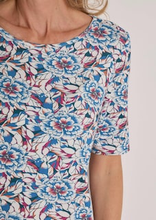 Jersey-Shirt mit U-Boot-Ausschnitt thumbnail 5