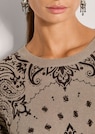 Kaschmir-Pullover mit Paisley-Muster thumbnail 5