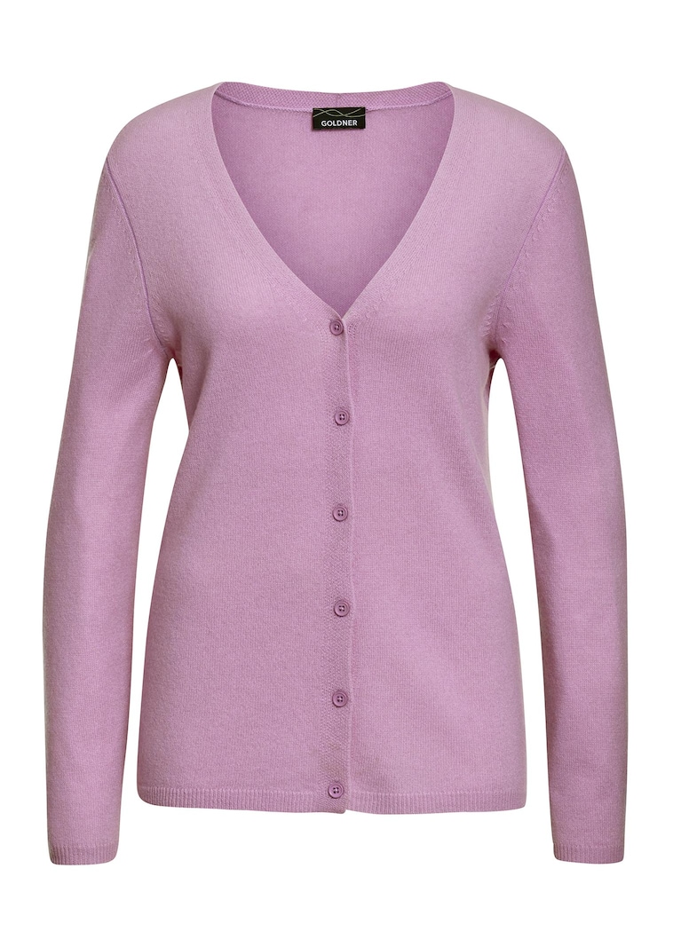 Cardigan col V en cachemire
