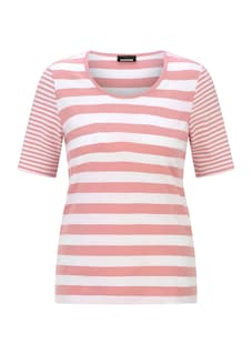 Gestreept shirt van zachte katoenmix thumbnail 6