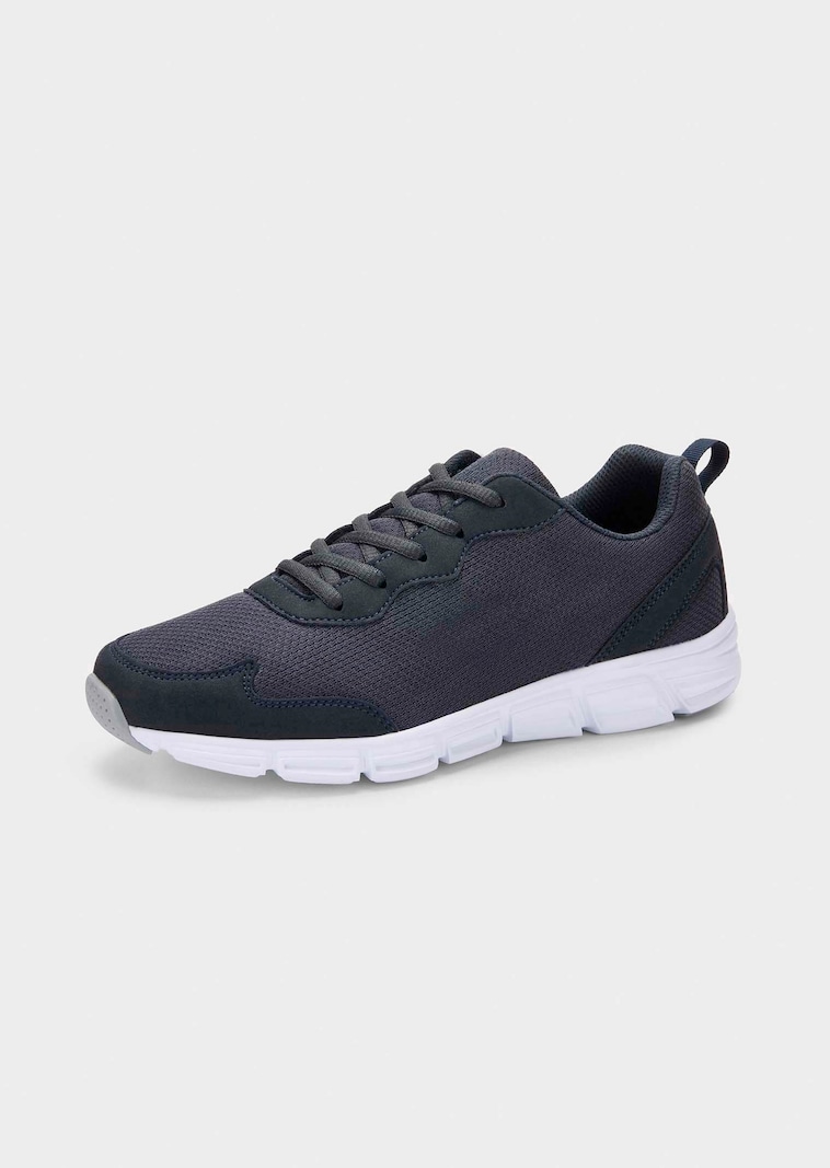 Soft suede trainers