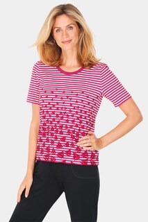 T-shirt rayé à motif marin thumbnail 1