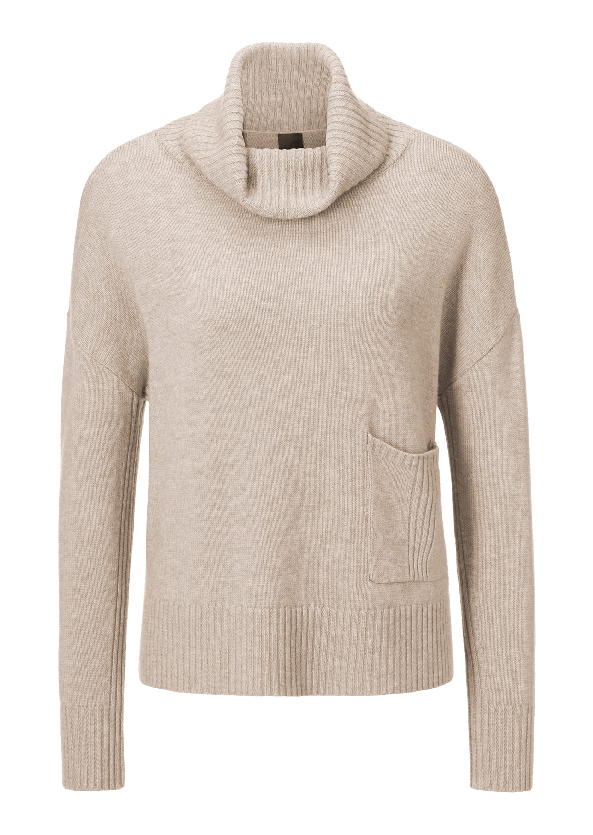 Turtleneck jumper with cashmere