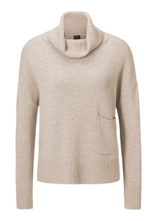 Turtleneck jumper with cashmere thumbnail 1