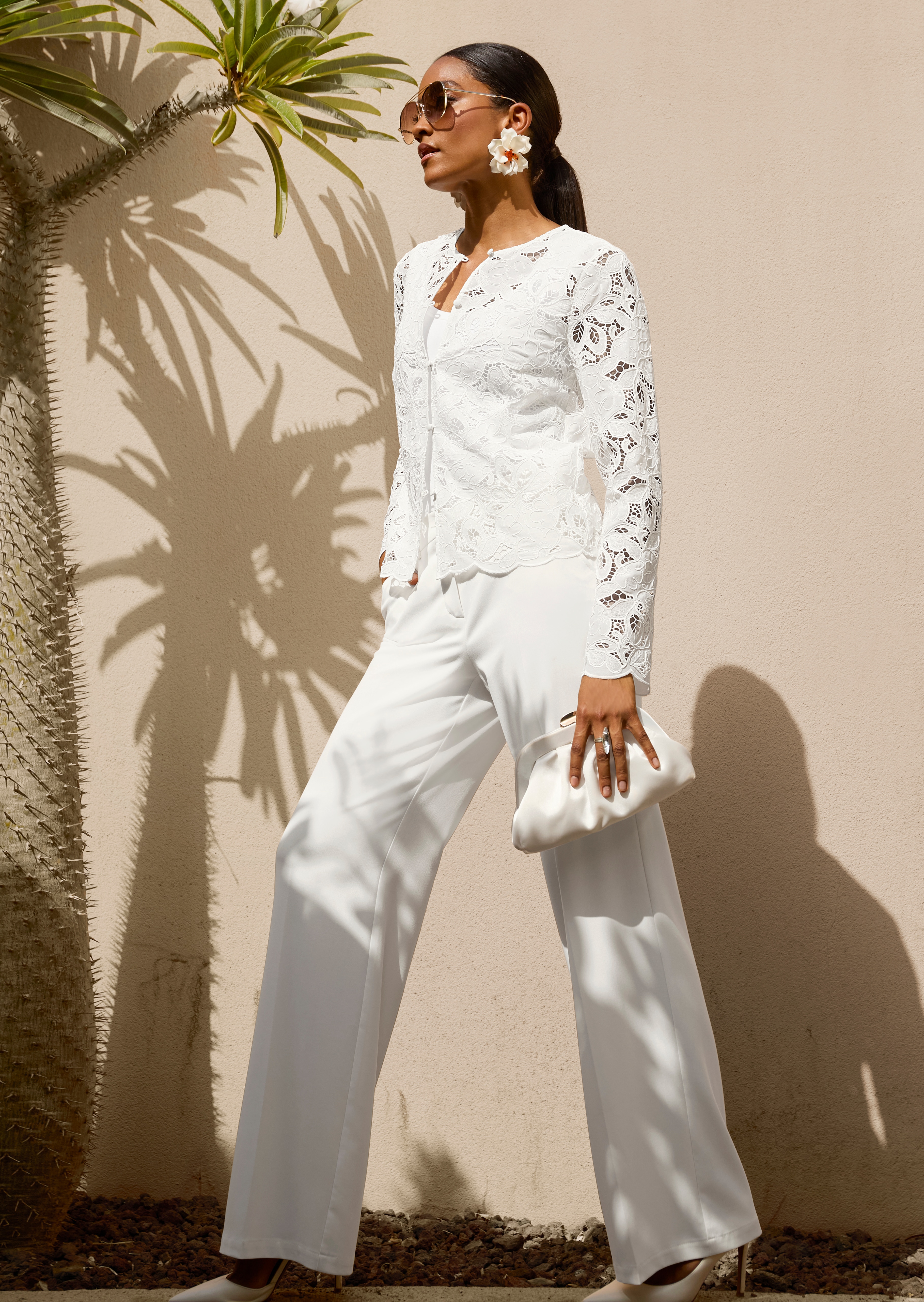 Romantische Bluse aus edler Spitze