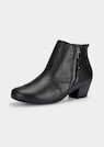 Bottines en cuir nappa avec fermeture éclair thumbnail 1