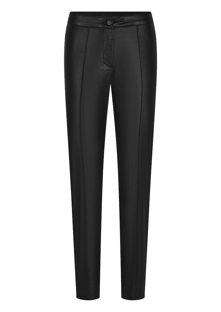 Beschichtete Hose BELLA in Leder-Optik