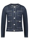 Feminine Jeansjacke ohne Kragen thumbnail 2