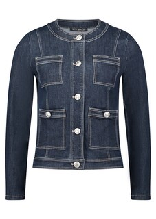 Feminine Jeansjacke ohne Kragen thumbnail 2