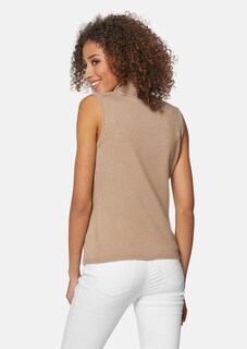 Ärmelloser Rollkragenpullover thumbnail 3
