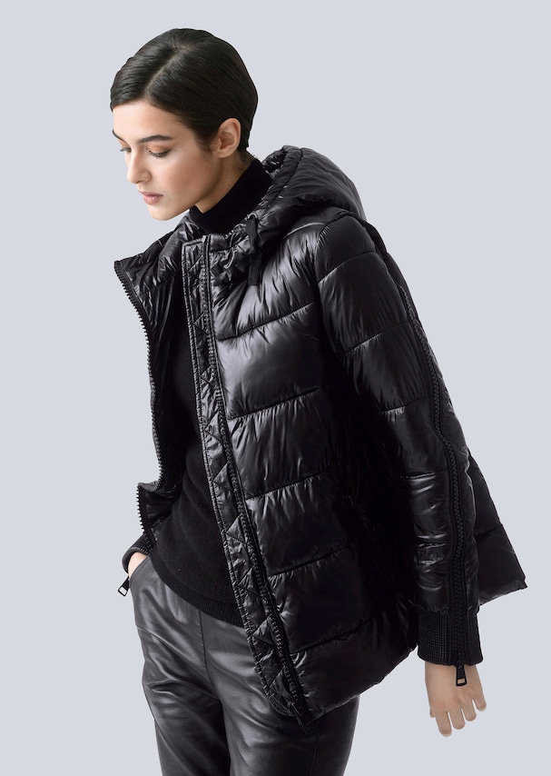 Steppjacke in glänzender Optik 4