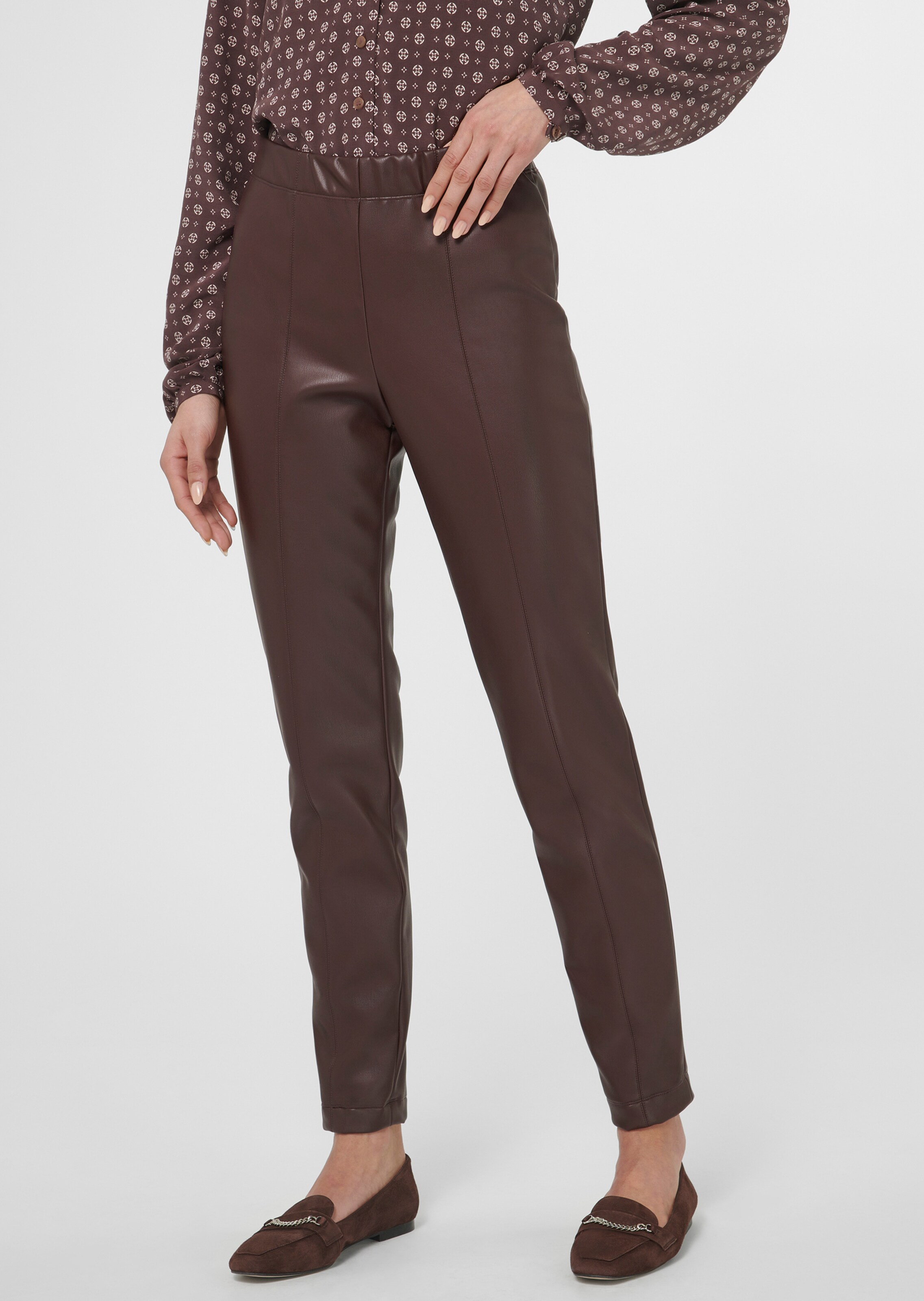 Legging shop aspect cuir