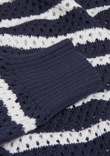 Lichte gestreepte pullover met mooi contrast thumbnail 5