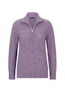 Strickjacke in Rippenstruktur mit Reißverschluss thumbnail 5