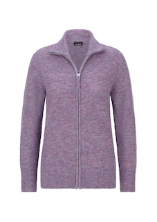 Strickjacke in Rippenstruktur mit Reißverschluss thumbnail 5