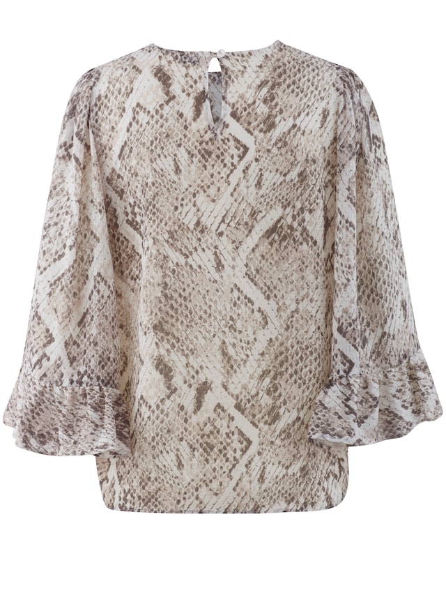 Bluse mit Volant am Ärmel 5