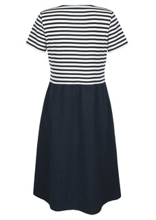 Jerseykleid mit Streifen thumbnail 6