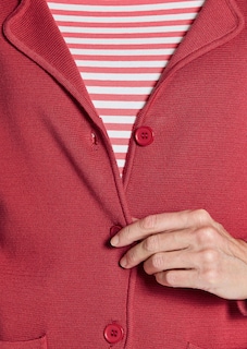 Strickblazer mit aufgesetzten Taschen thumbnail 5