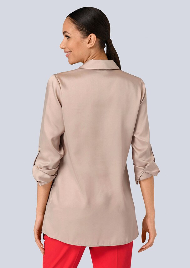Bluse mit Hemdkragen 2