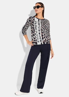 Shirt met lange mouwen en luipaardprint thumbnail 3