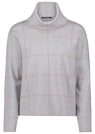 Rollkragenpullover mit Karomuster thumbnail 6
