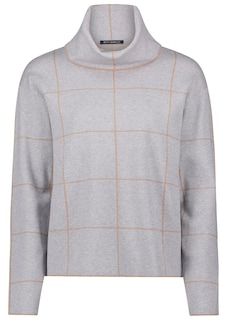 Rollkragenpullover mit Karomuster thumbnail 6