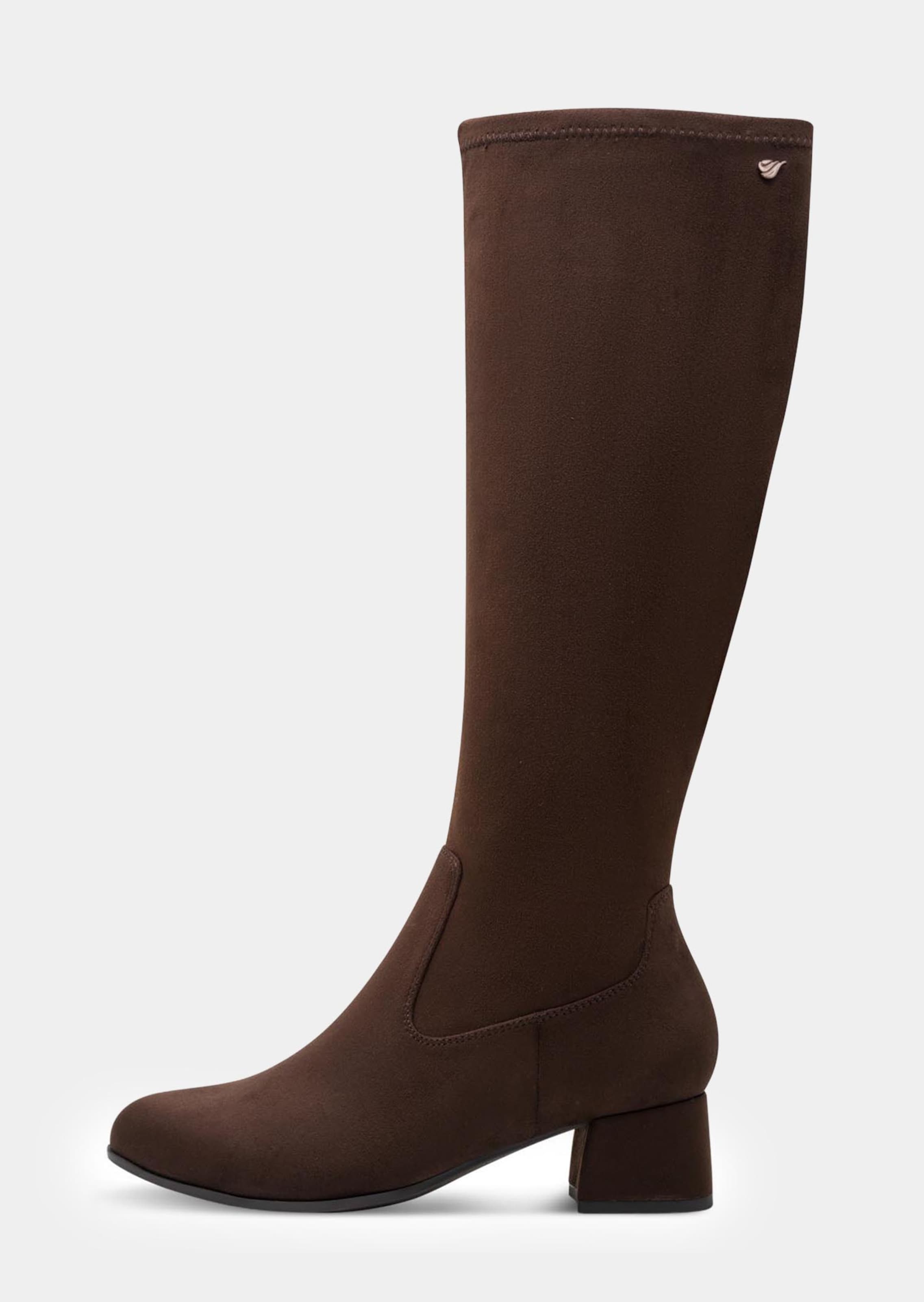 Bottes en daim velouté mat