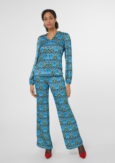 Bluse mit Retro-Print thumbnail 2