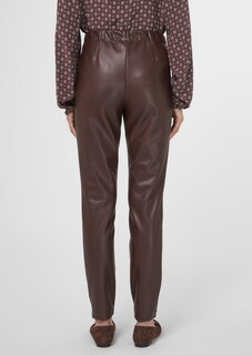 Leggings in a leather-look thumbnail 3