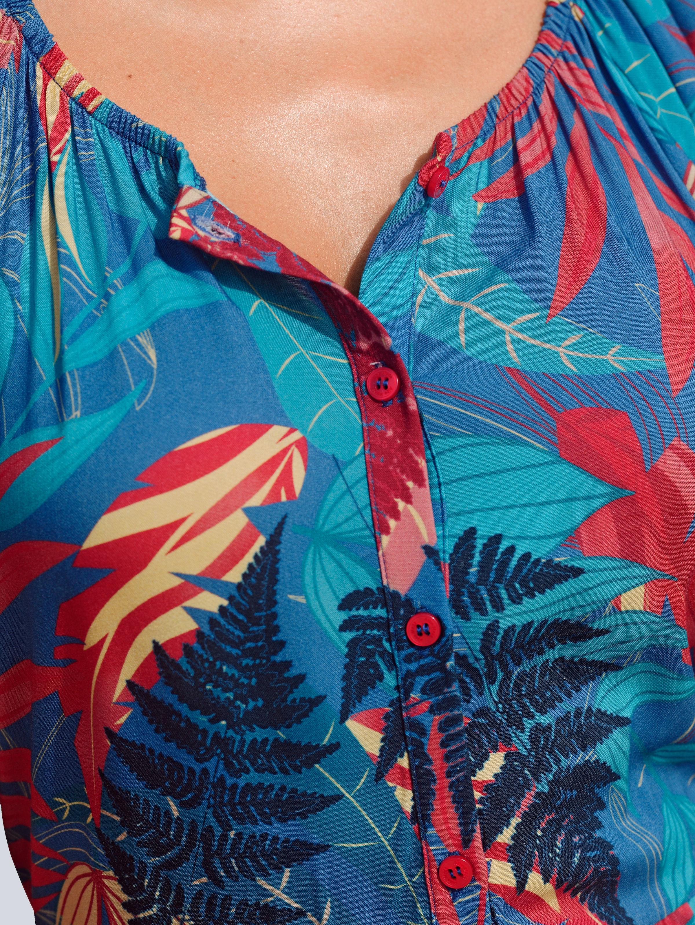 Kleid mit Volants