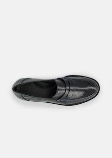 Slipper aus Leder in Knautsch-Lackoptik thumbnail 1