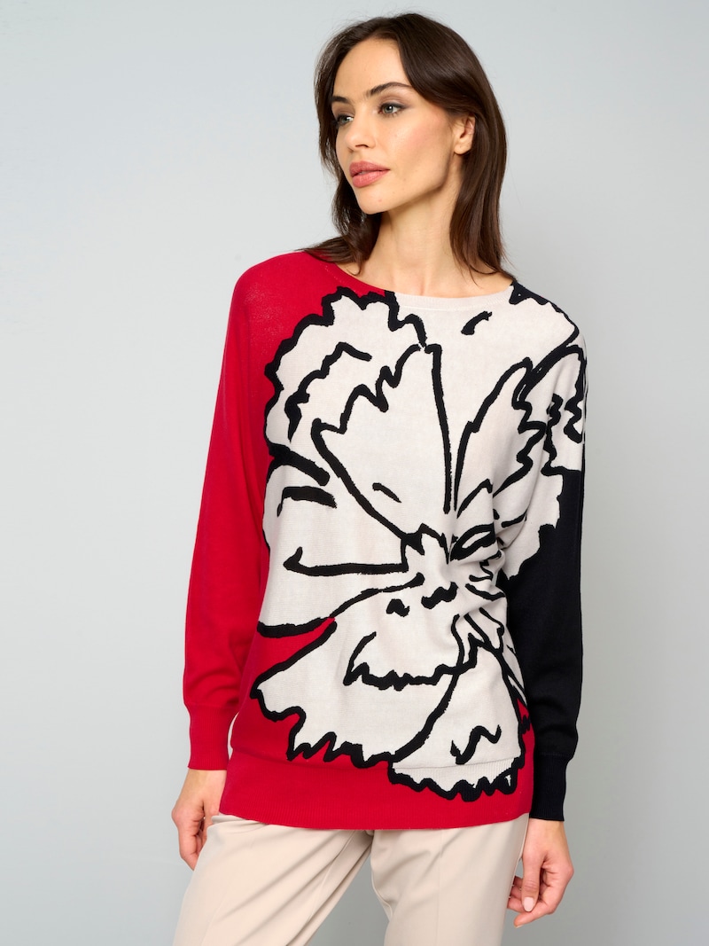 Pullover mit Blütenprint
