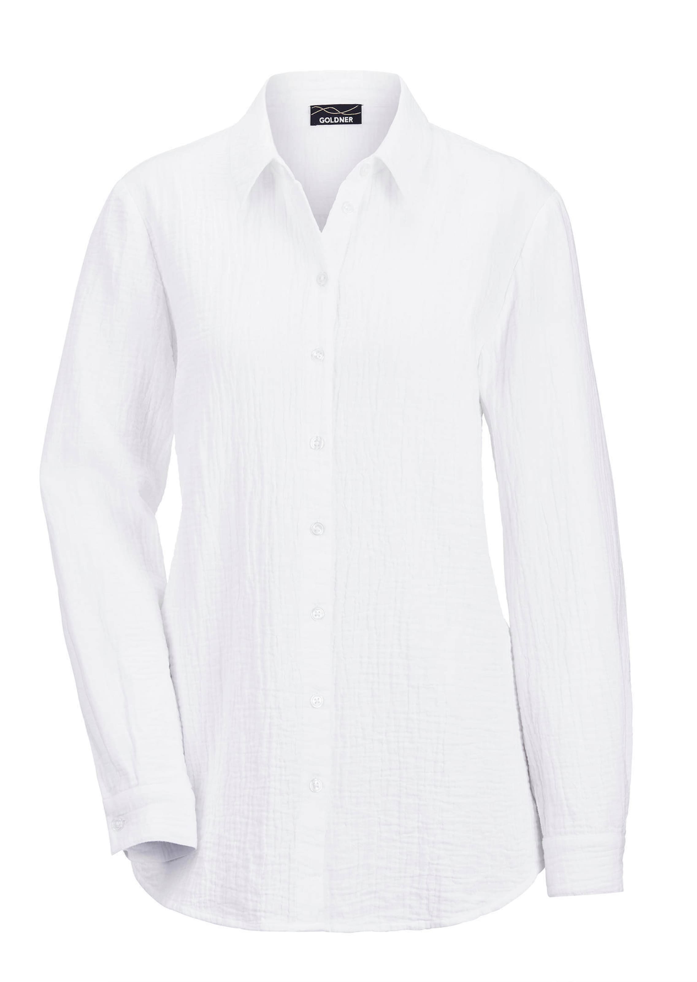 Hemdbluse aus Baumwoll-Musselin