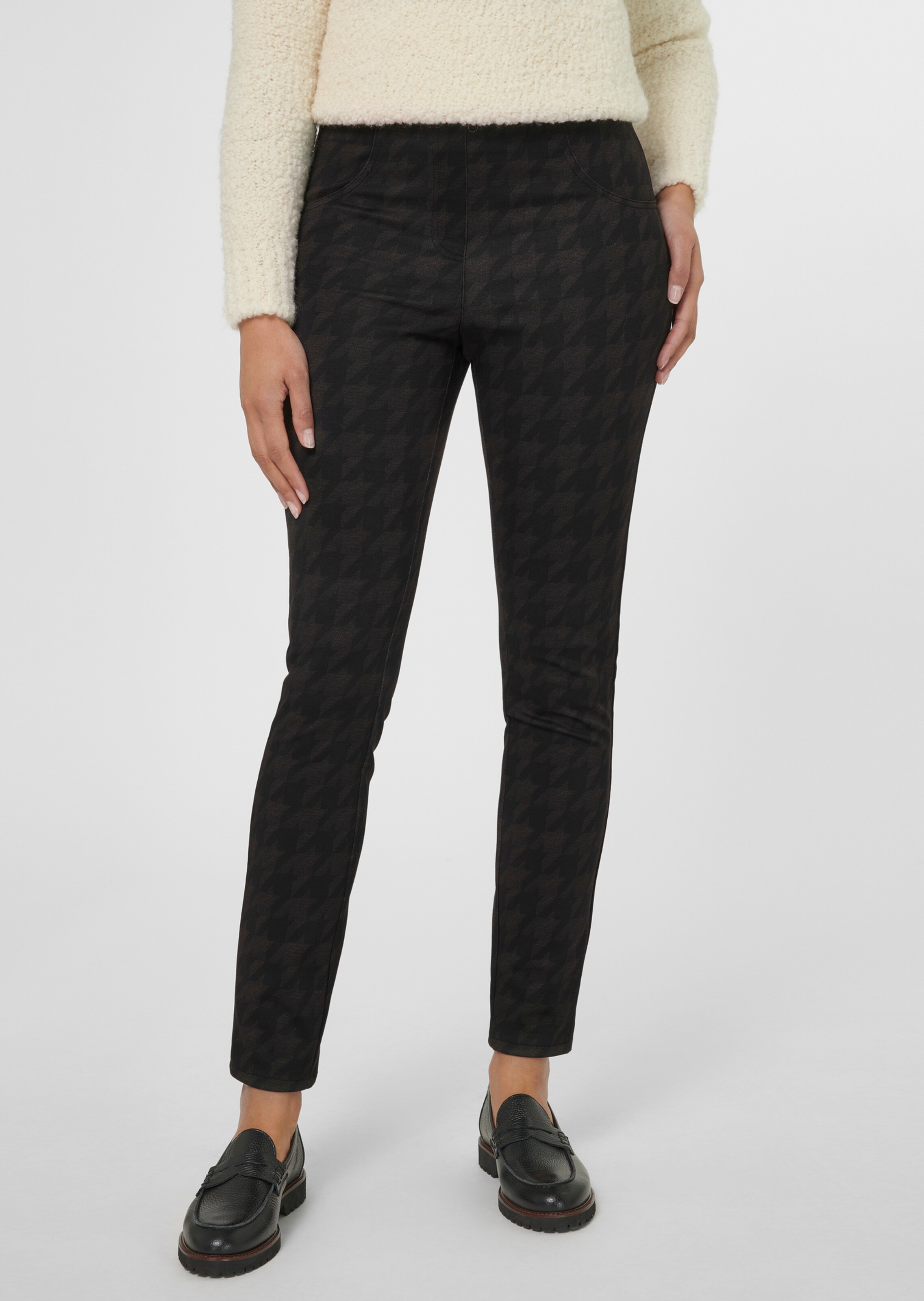 Bedruckte Jersey-Leggings zum Schlüpfen