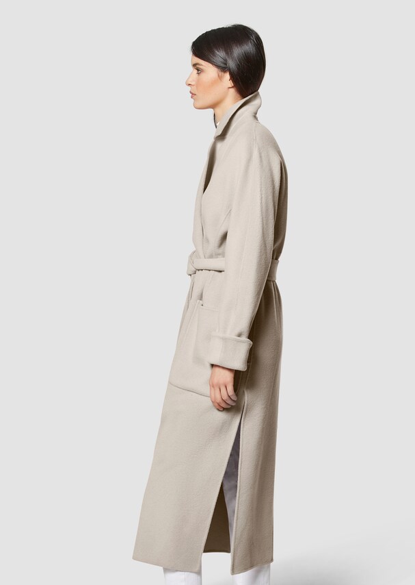 Lightweight long wool coat 3
