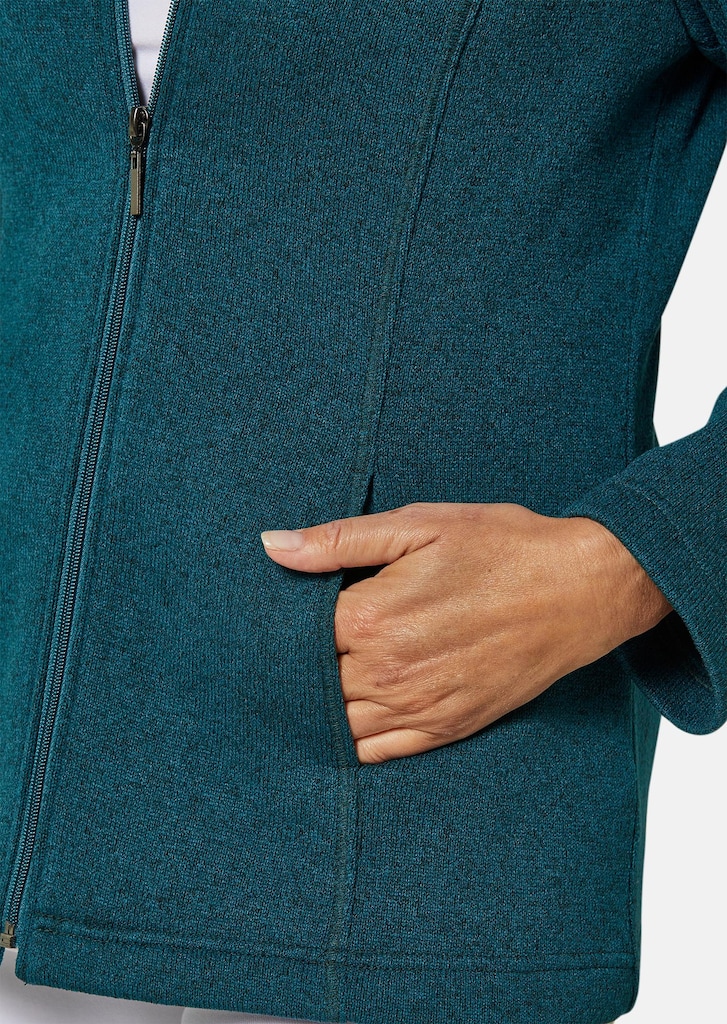 Kuschelweiche Strickfleece-Jacke
