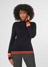 Feinstrick-Pullover mit Streifen thumbnail 1