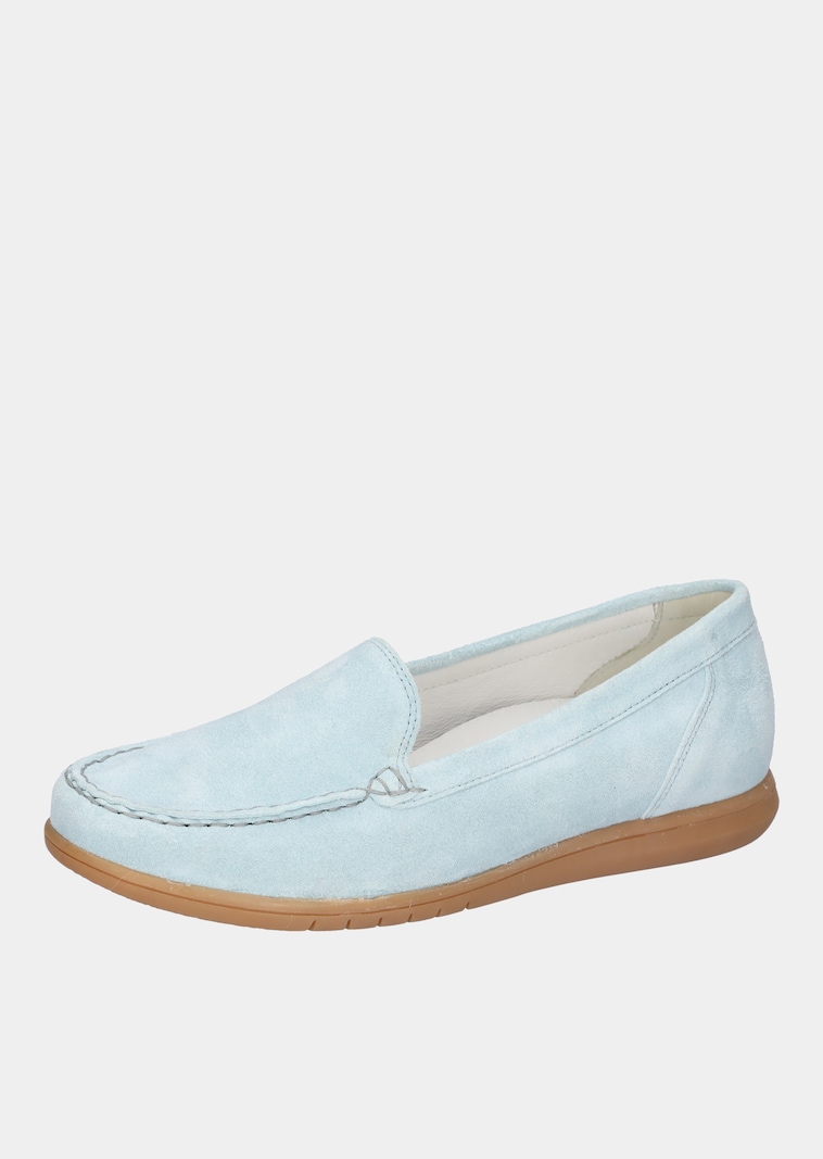 Mocassins en cuir, avec voûte plantaire amovible