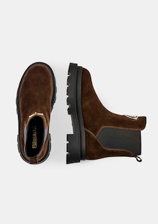 Chelsea boots met metalen logo thumbnail 2