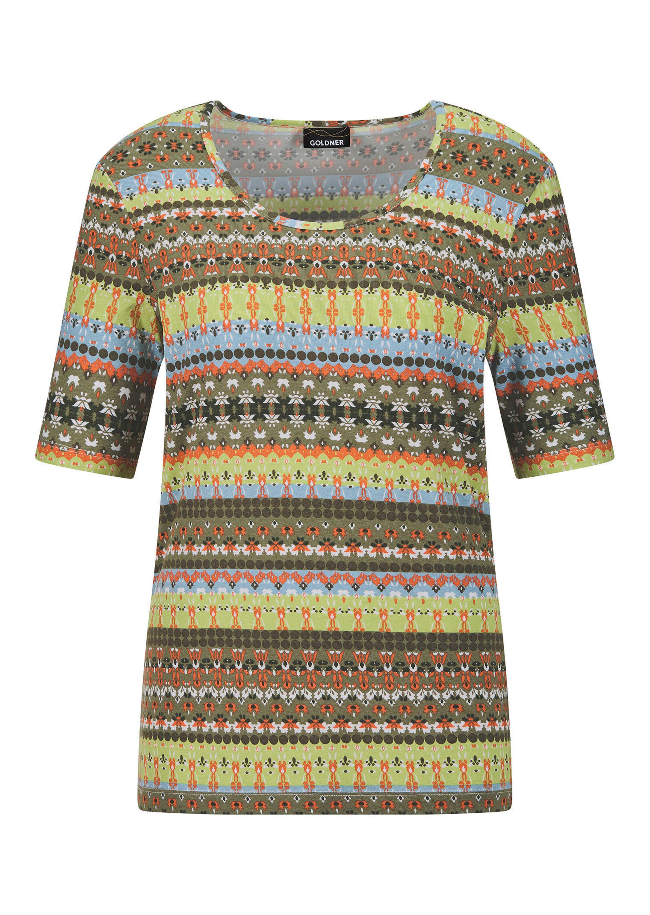 Jersey-Shirt mit Rundhalsausschnitt