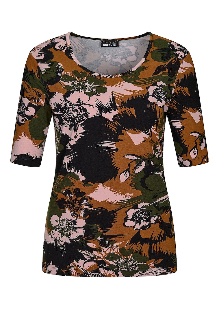 Shirt van aangename viscose