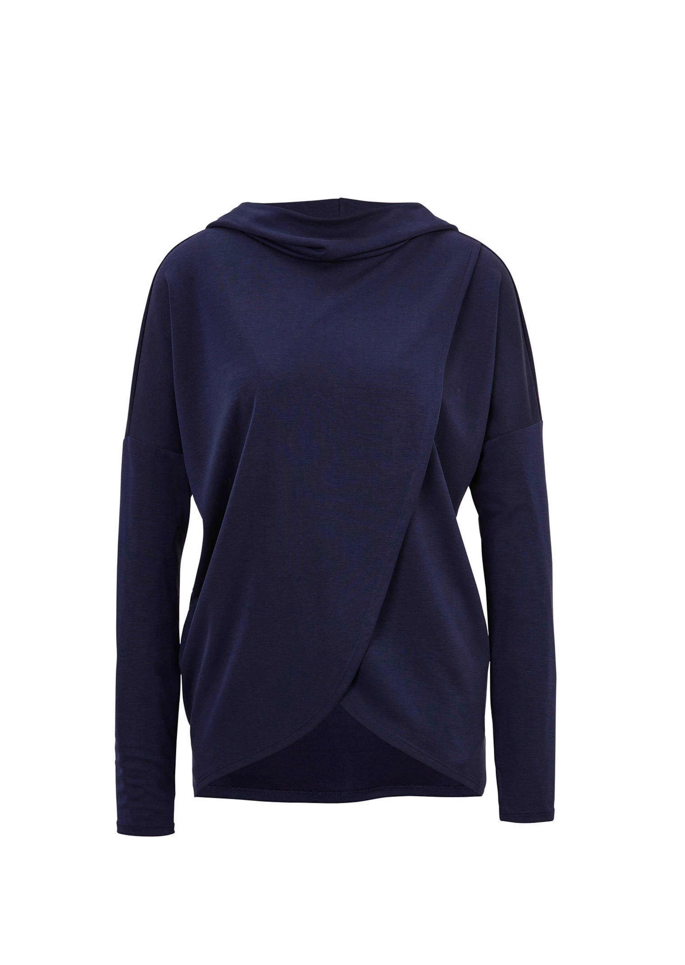 T-shirt à manches longues à capuche, forme tulipe