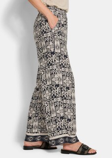 Weite Hose VERA aus Viskose-Satin thumbnail 4