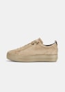 Sneakers en cuir avec laçage élastique thumbnail 4