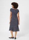 Summer dress with polka dot print and flounces thumbnail 3