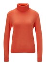 Fine knit jumper with viscose and elastane thumbnail 1