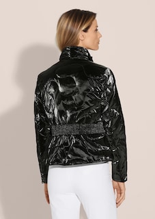 Quilted jacket in a shiny look thumbnail 3