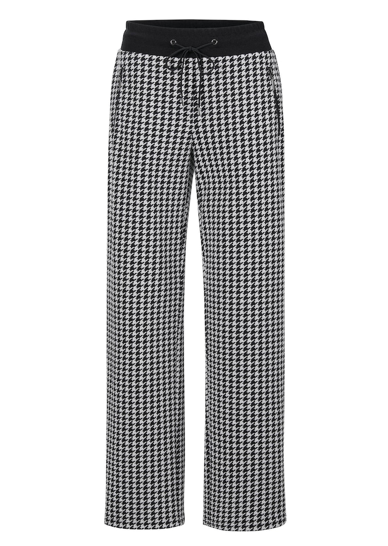 Joggpants VERA mit Hahnentritt-Muster