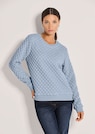 Sweatshirt mit Cloqué-Struktur thumbnail 1
